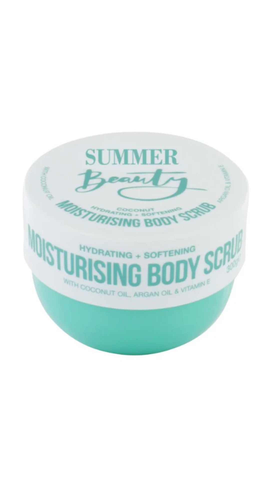 Sol Beauty Moisturising Body Scrub With Coconut Oil Vitamin E And Argan Oil