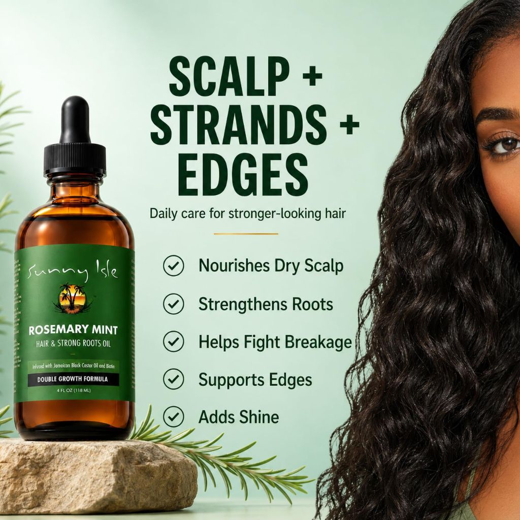 Rosemary Mint Hair And Strong Roots Oil