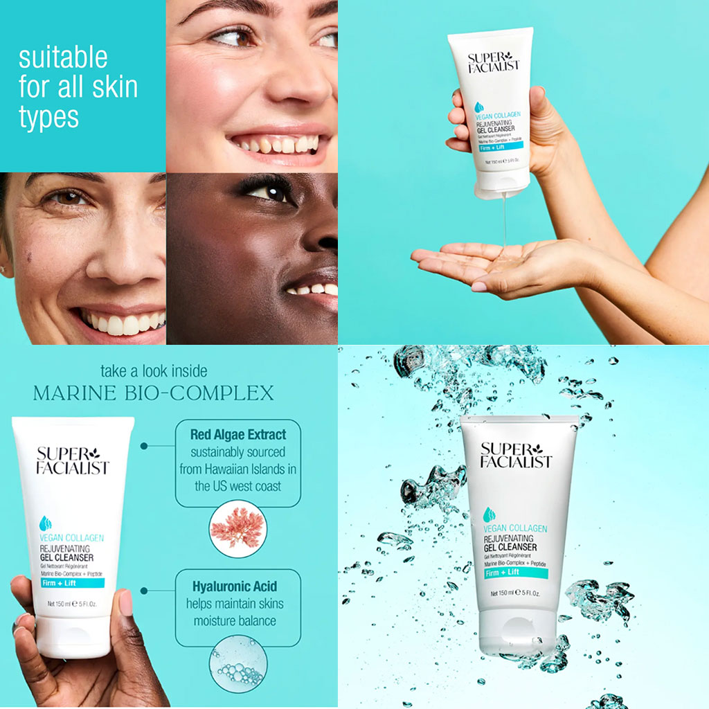 Vegan Collagen Rejuvenating Gel Cleanser