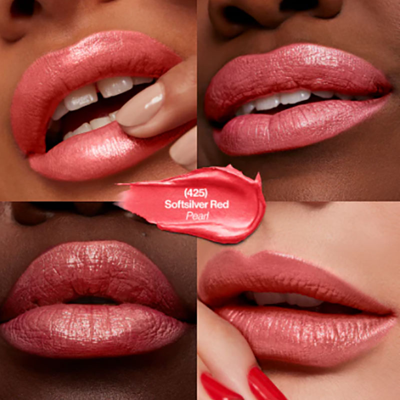 Super Lustrous Pearl Lipstick 425 Softsilver Red
