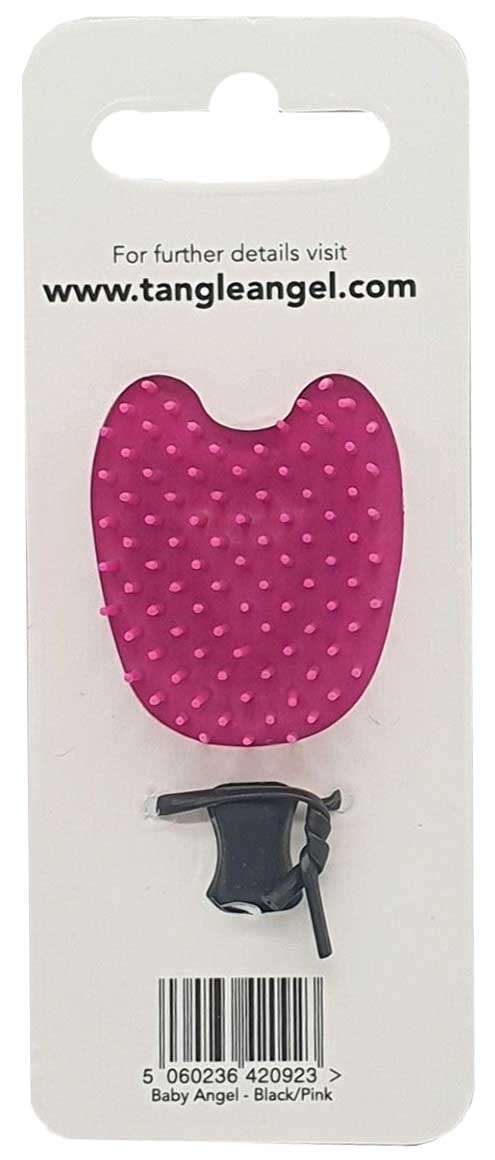 Baby Keyring Brush Black Pink