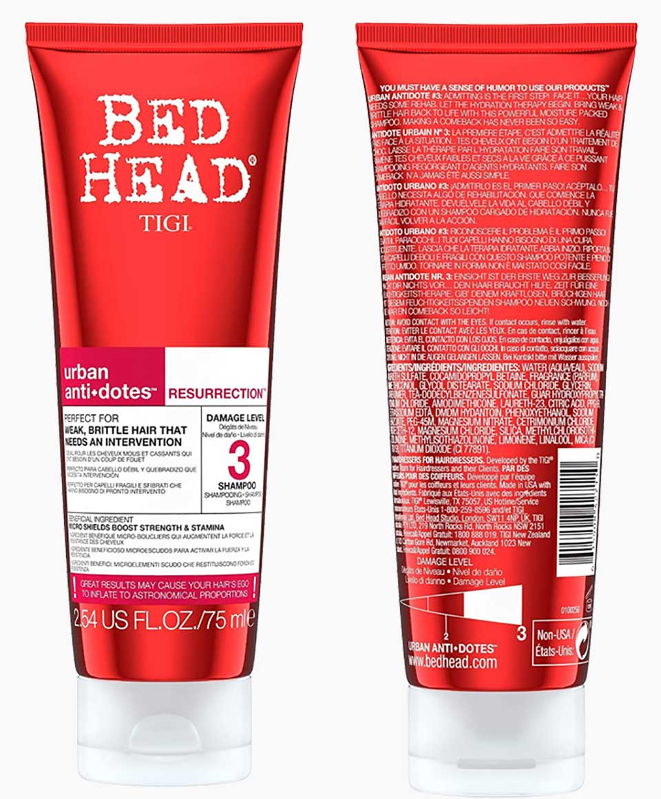 Tigi Bed Head Urban Anti Dotes Resurrection Shampoo