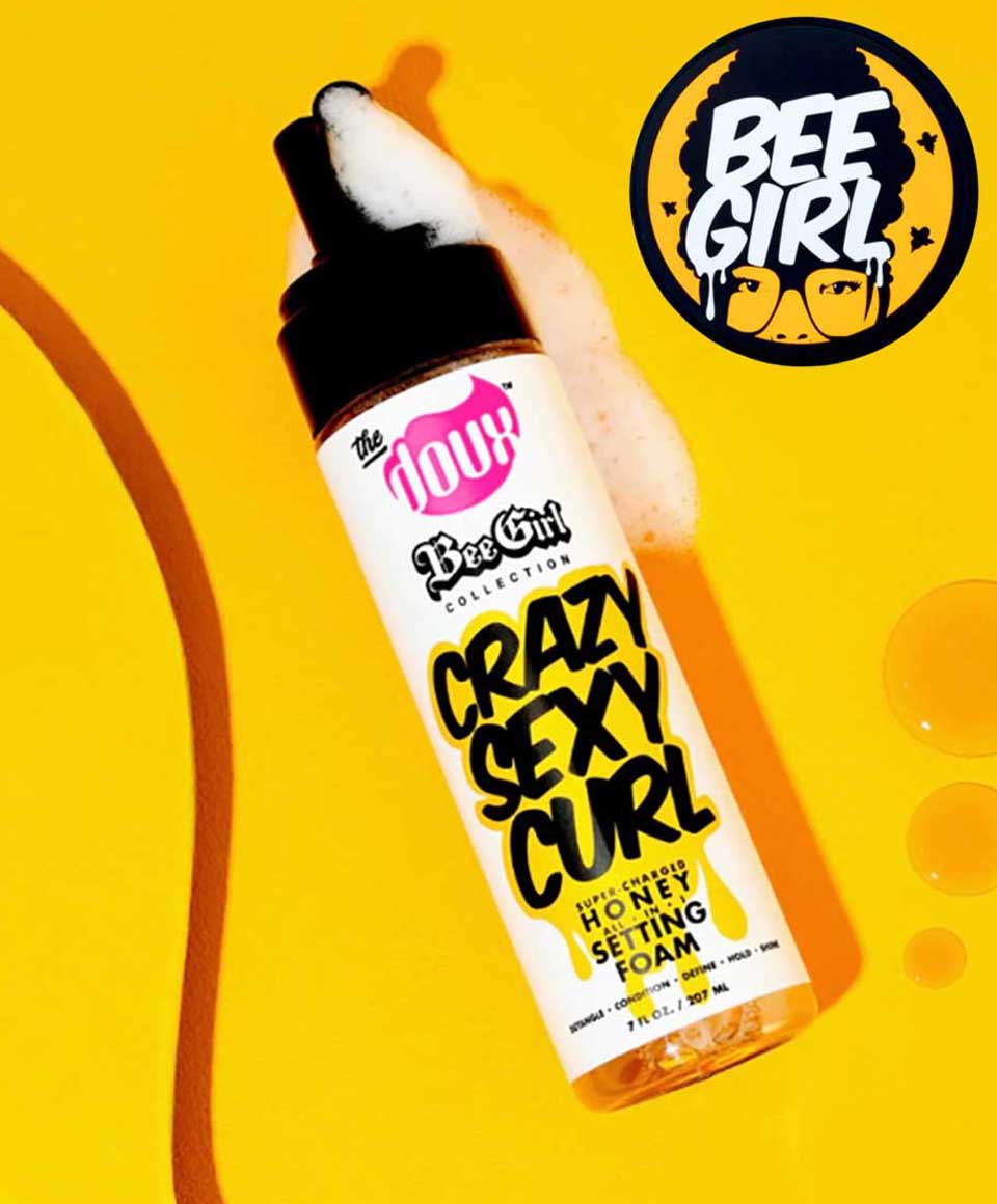 Bee Girl Crazy Sexy Curl Honey All In 1 Setting Foam