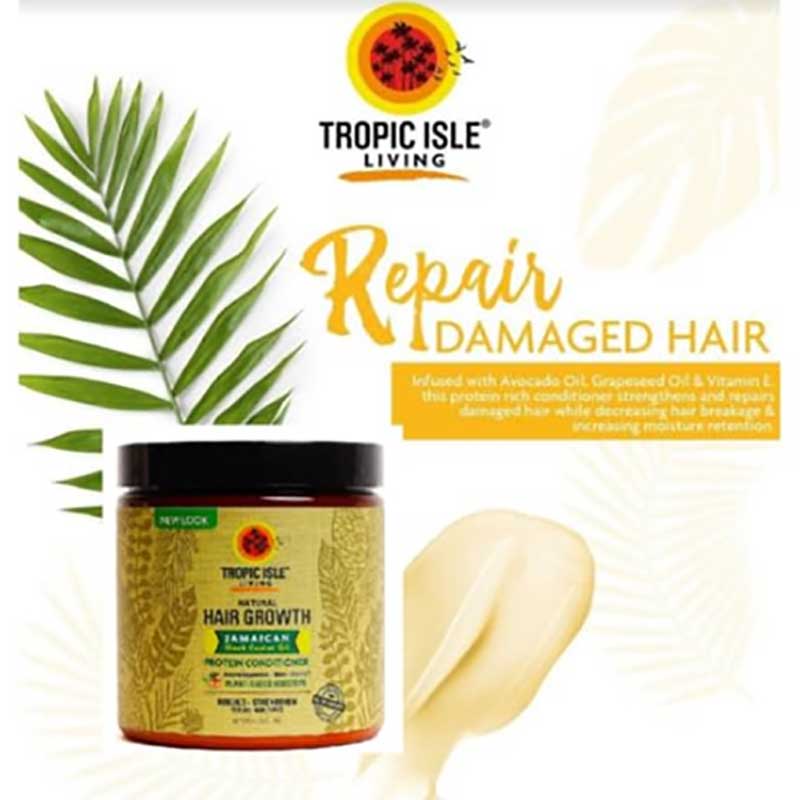 Tropic Isle Living Natural Hair Growth Protein Conditioner