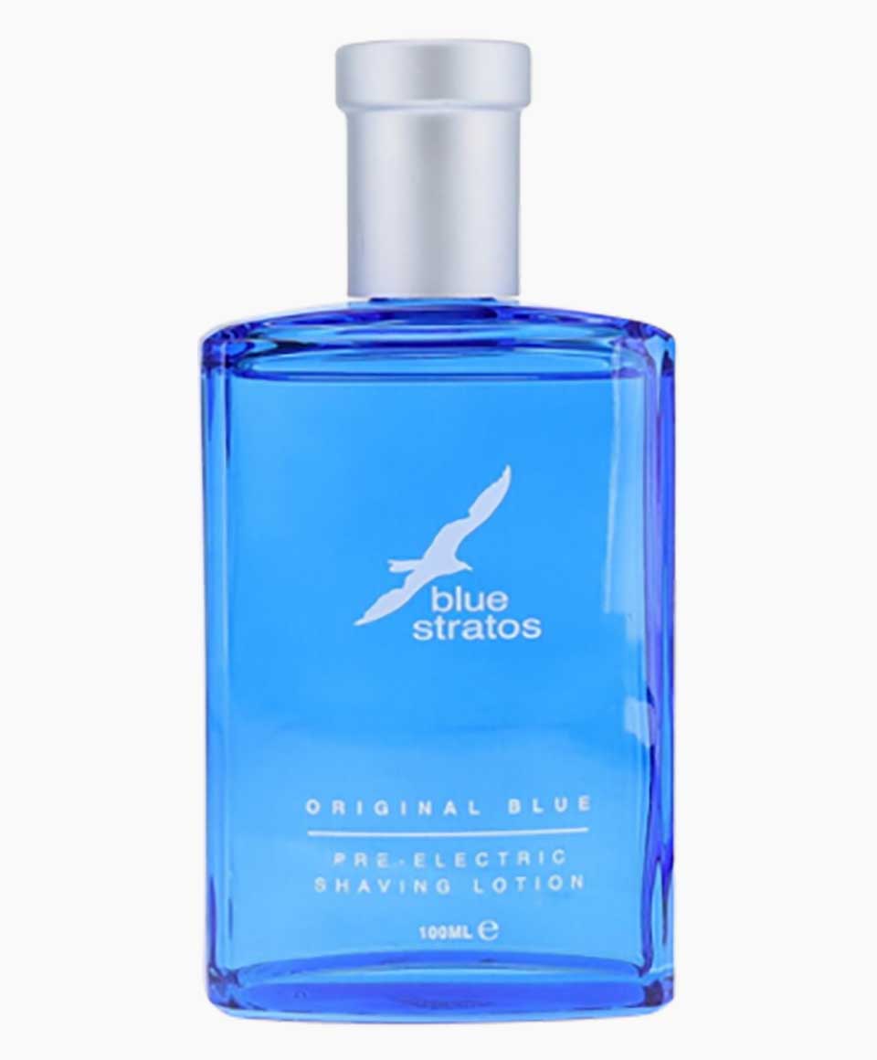 Blue Stratos Original Blue Pre Electric Shaving Lotion