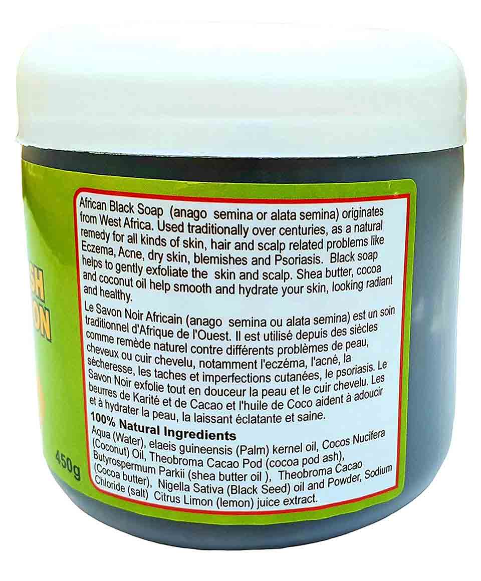 Africa Finest Fresh Lemon Black Soap Paste