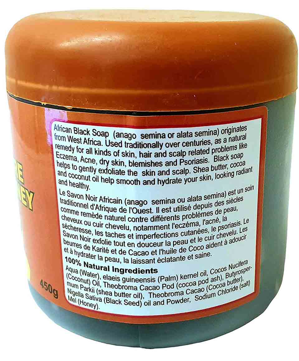 Africa Best Pure Honey Black Soap Paste