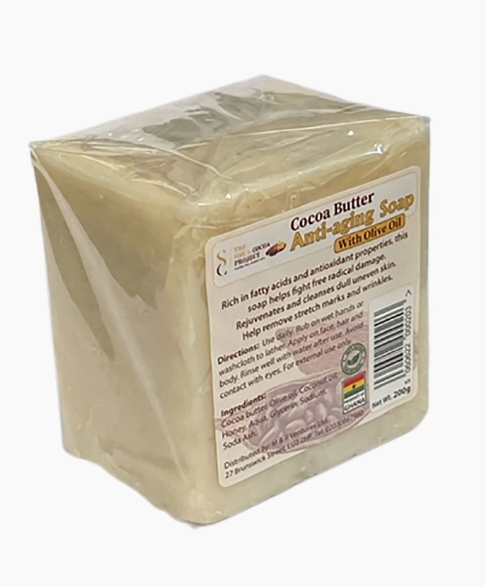 Cocoa Butter Anti Aging Soap With Olive Oil