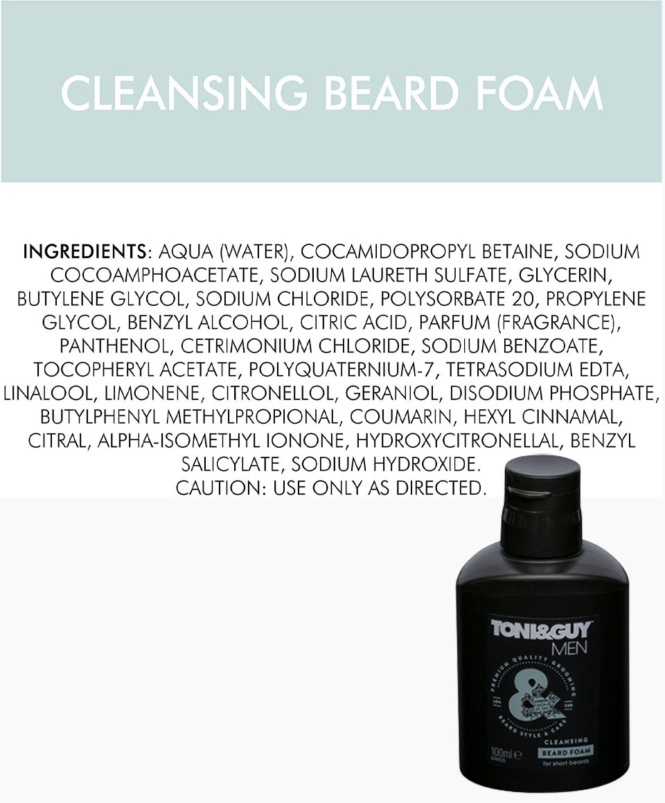 Men Cleansing Beard Foam