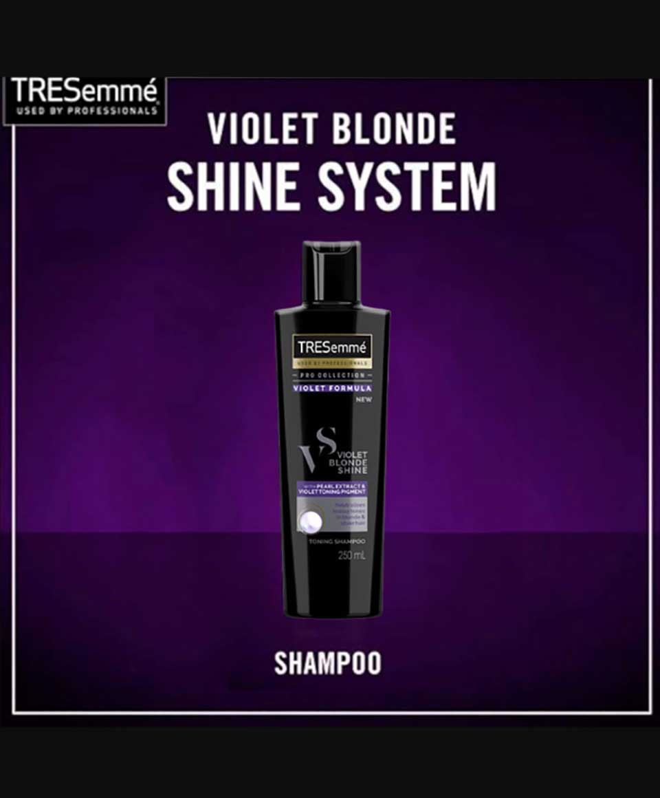 Tresemme Pro Collection Violet Blonde Shine Toning Shampoo