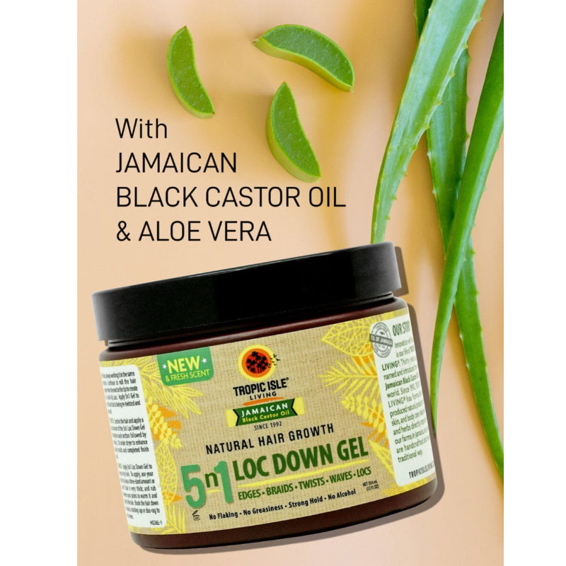 Jamaican Black Castor Oil 5 N 1 Loc Down Gel