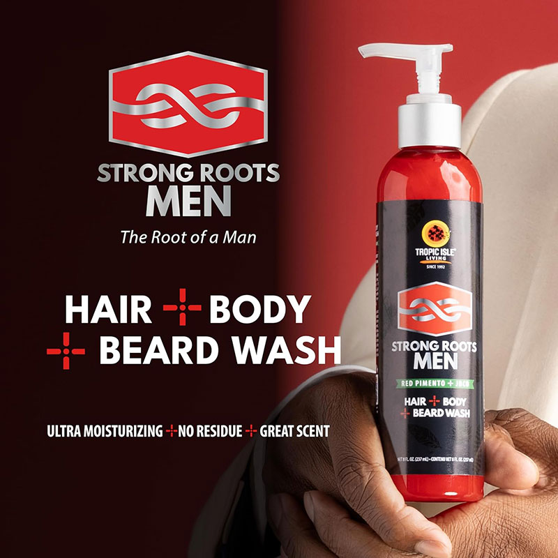 Tropic Isle Living Strong Roots Men 3In1 Wash