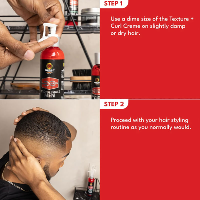 Tropic Isle Living Strong Roots Men Texture And Curl Creme