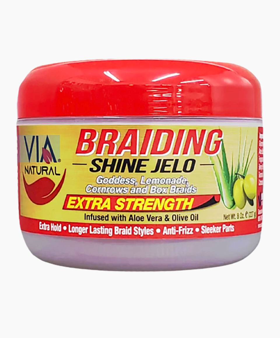 Via Natural Braiding Shine Jelo Extra Strength