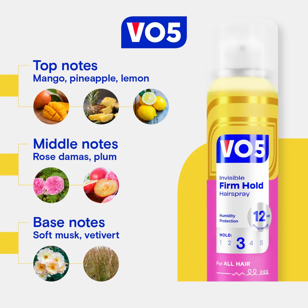 VO5 Invisible Firm Hold 3 Hairspray
