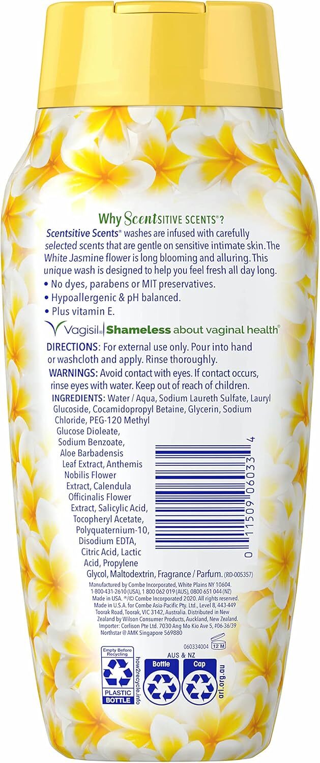 Scentsitive Scents White Jasmine Daily Intimate Wash