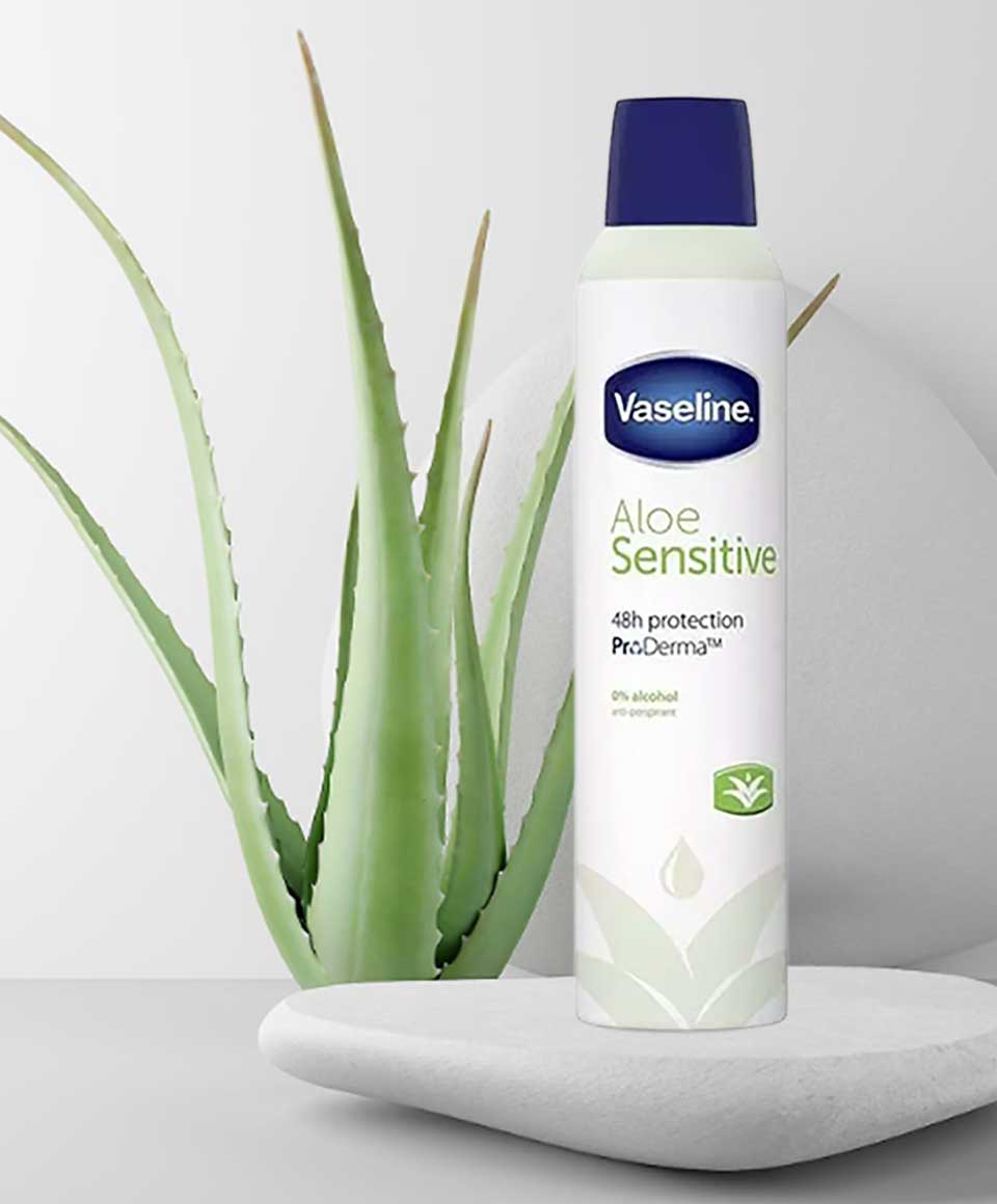 Aloe Sensitive 48H Protection Pro Derma Anti Perspirant Spray