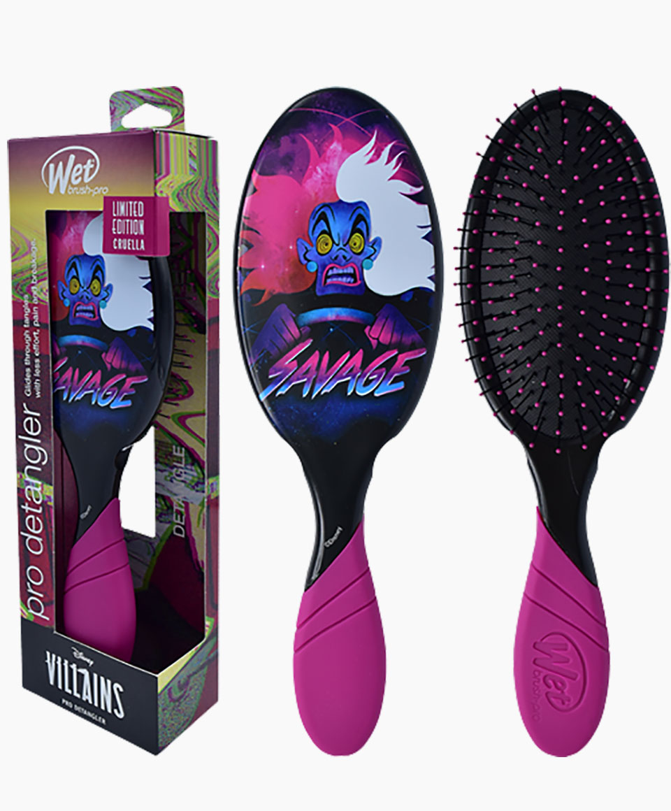 Wet Brush Pro Detangler Brush Disney Villains Cruella We