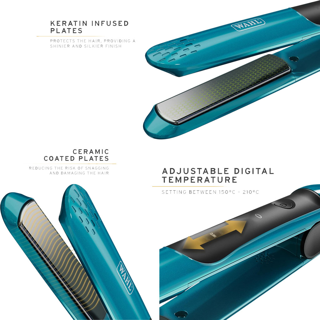 Pro Glide Ceramic Straightener Cool Teal