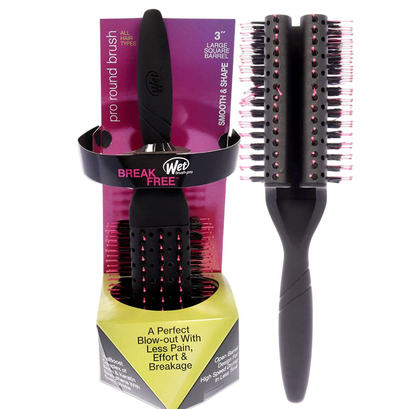 Wet Brush Pro Smooth And Shape Round Brush Large Square Barrel