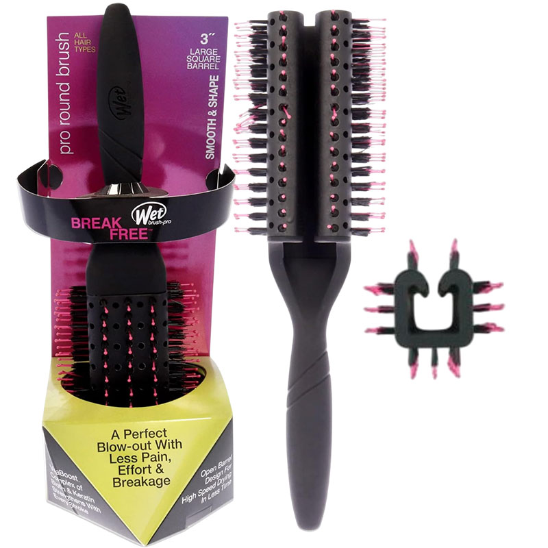 Wet Brush Pro Smooth And Shape Round Brush Large Square Barrel