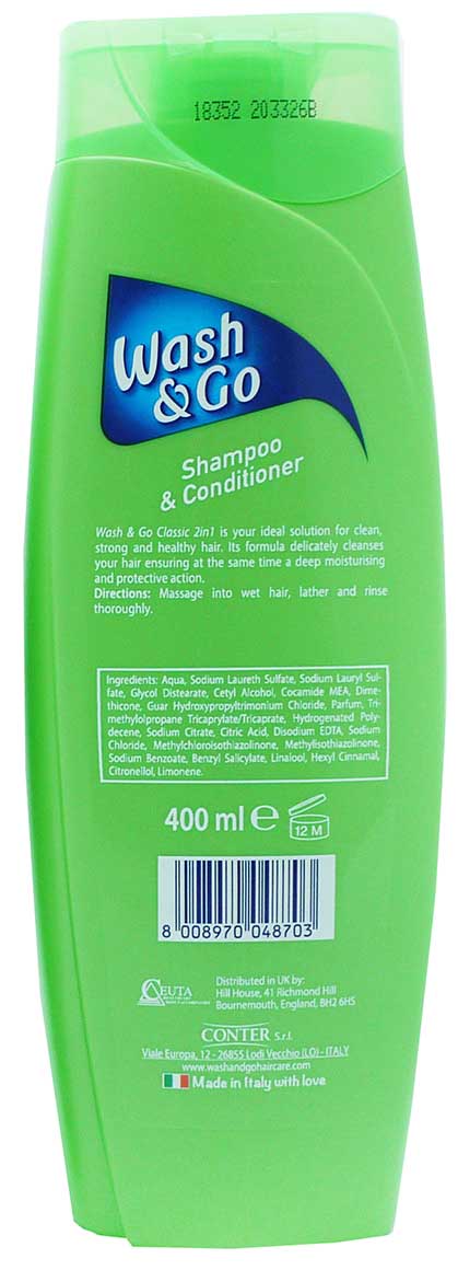 Wash And Go 2 In 1 Shampoo And Conditioner