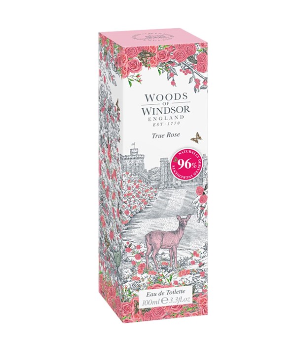 True Rose Eau De Toilette Woods of Windsor Cool Body