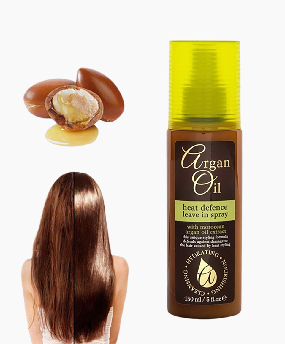 XHC Xpel Hair Care Argan Oil Heat Defence Leave In Spray