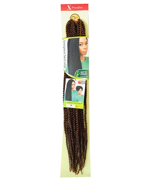 X Pression Syn Senegalese Twist Large Braid X Pression Kanekalon Fibre Synthetic Hair Extensions Paks