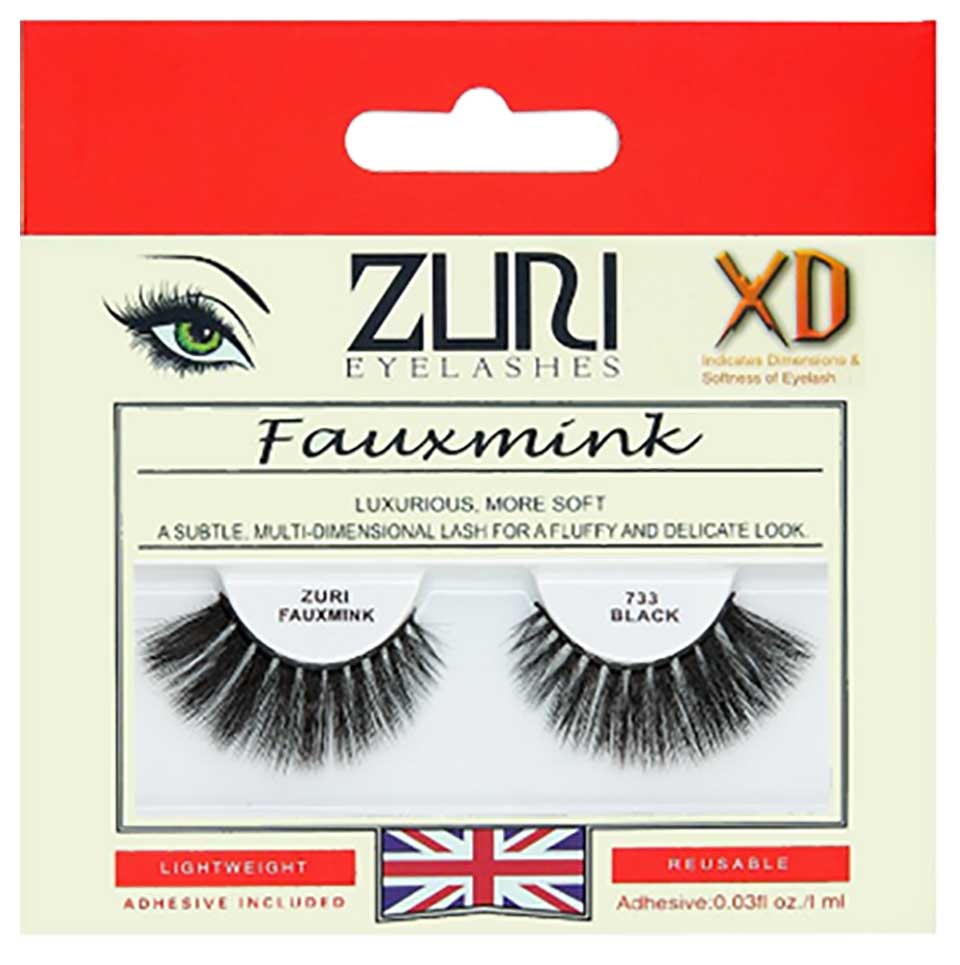 Zuri Fauxmink Eyelashes 733 Black