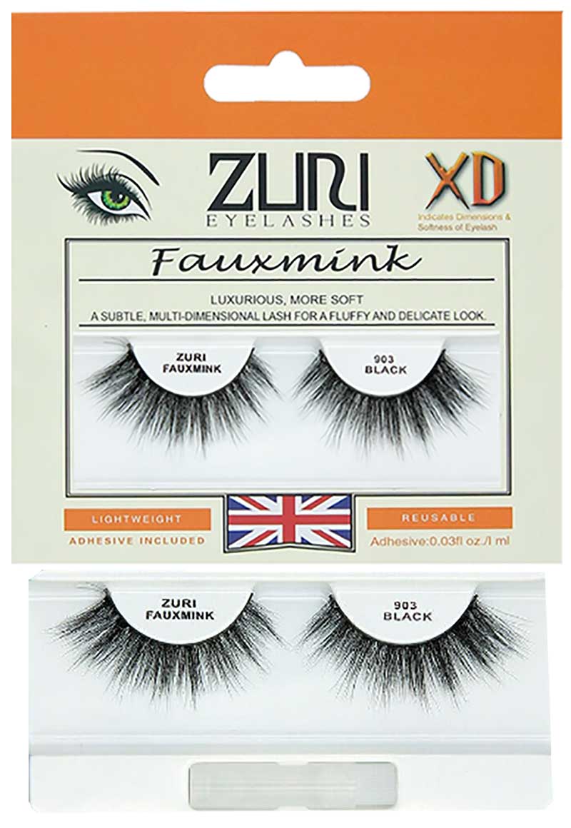 Zuri Fauxmink Eyelashes 903 Black