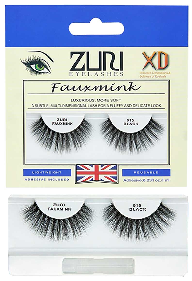 Zuri Fauxmink Eyelashes 915 Black