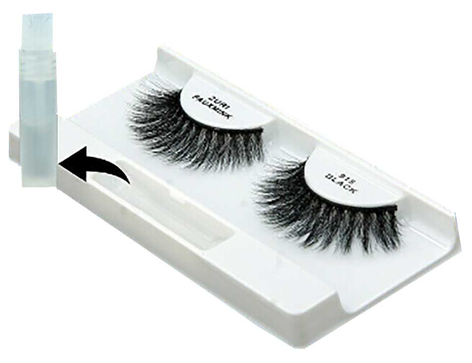 Zuri Fauxmink Eyelashes 915 Black