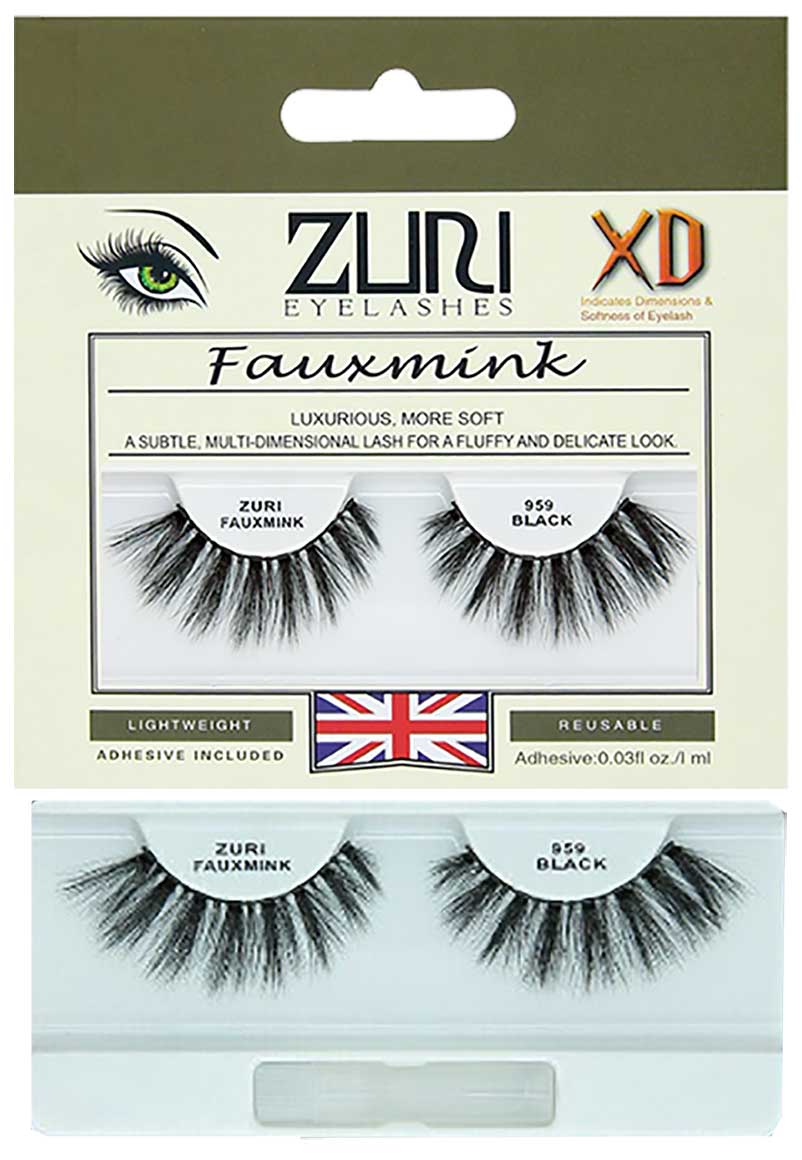 Zuri Fauxmink Eyelashes 959 Black