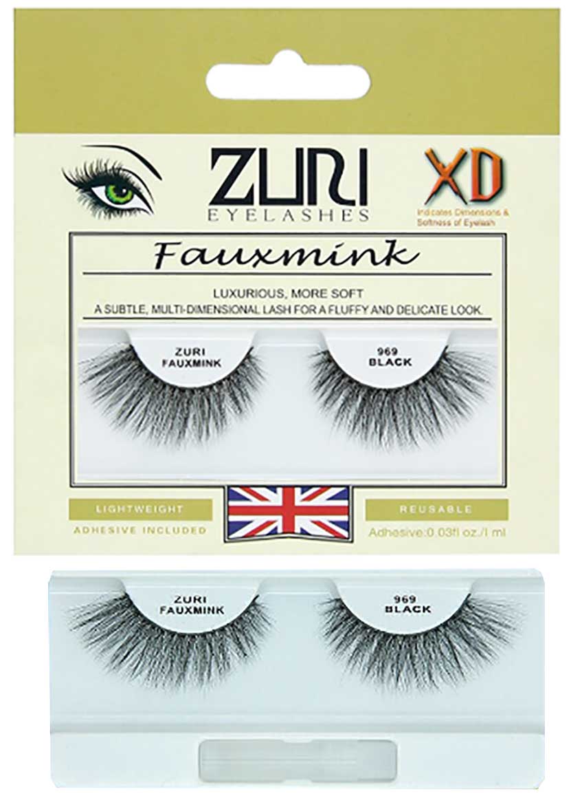 Zuri Fauxmink Eyelashes 969 Black