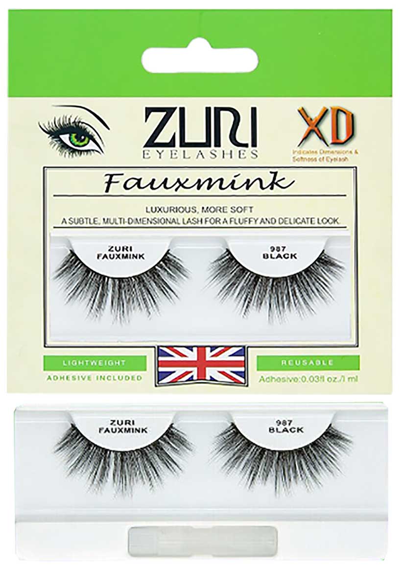 Zuri Fauxmink Eyelashes 987 Black