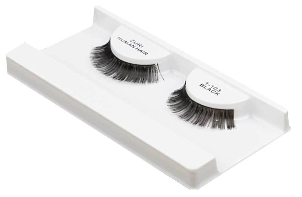 Zuri Human Hair Eyelashes 1 103 Black