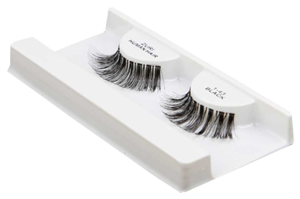 Zuri Human Hair Eyelashes 1 43 Black