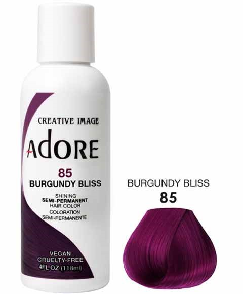 Adore Shining Semi Permanent Hair Color Burgundy Bliss