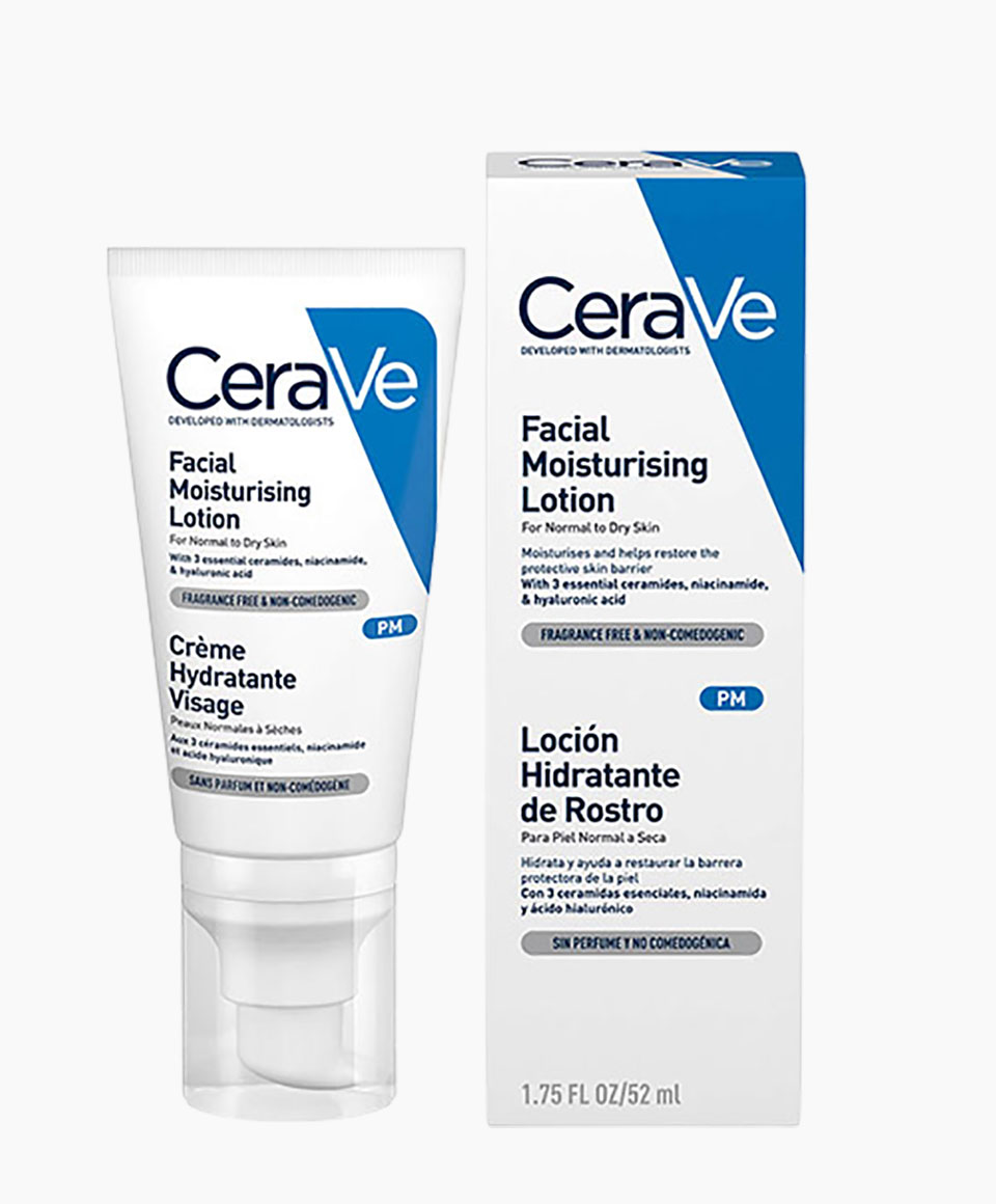 cerave facial moisturising lotion pm