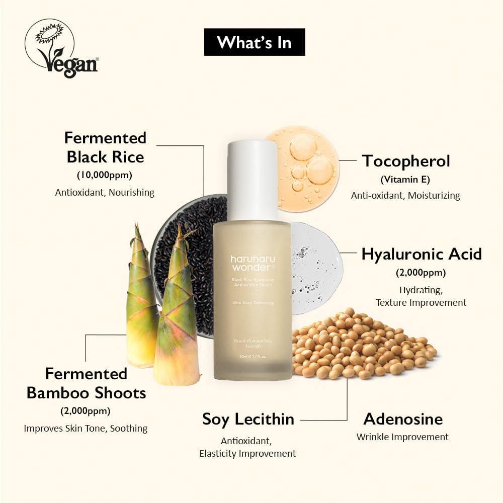 Black Rice Hyaluronic Anti Wrinkle Serum