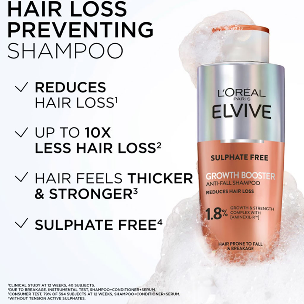 Elvive Sulphate Free Growth Booster Anti Fall Shampoo