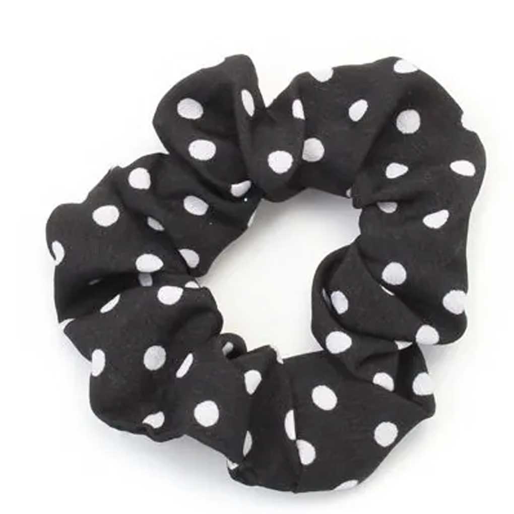 Black And White Elastics And Scrunchie Set 9320