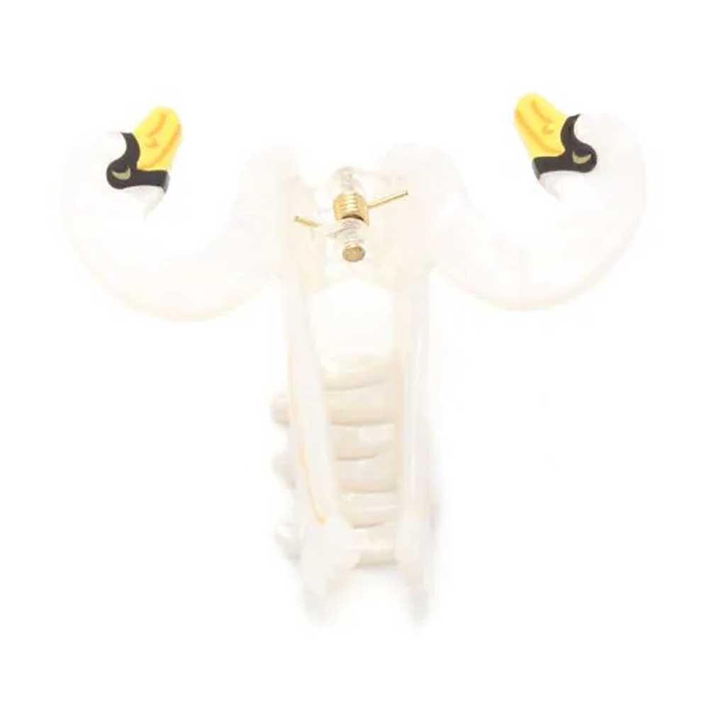 Pearlescent Swan Shaped Clamp 9506