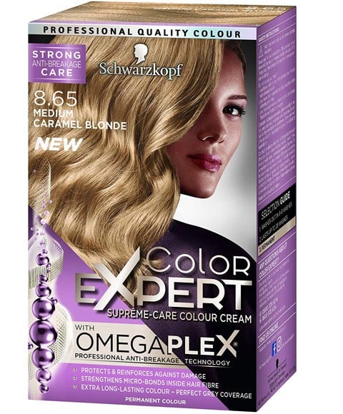 Color Expert Omegaplex Colour Cream 8.65 Medium Caramel Blonde 