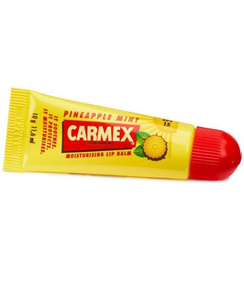 Carmex Moisturising Lip Balm Tube Pineapple Mint