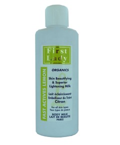First Lady Organics Fast Actives Lemon Body Milk