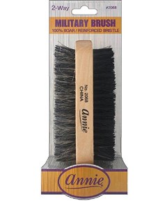 Annie Boar Reinforced Bristle 2 Way Military Brush 2068