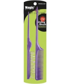 Magic Collection Teasing Brush With Bone Tail Comb 2507