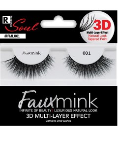 Response Soul Faux Mink 3D Effect Eyelash 001
